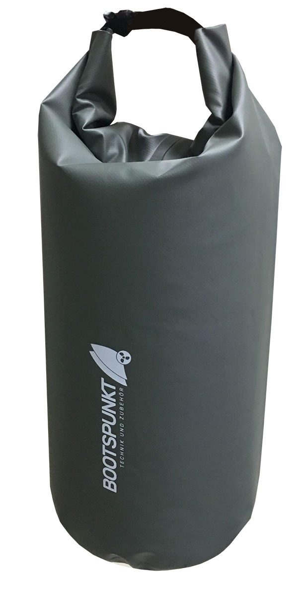 Wasserdichter Packsack 25L dunkelgrau PVC