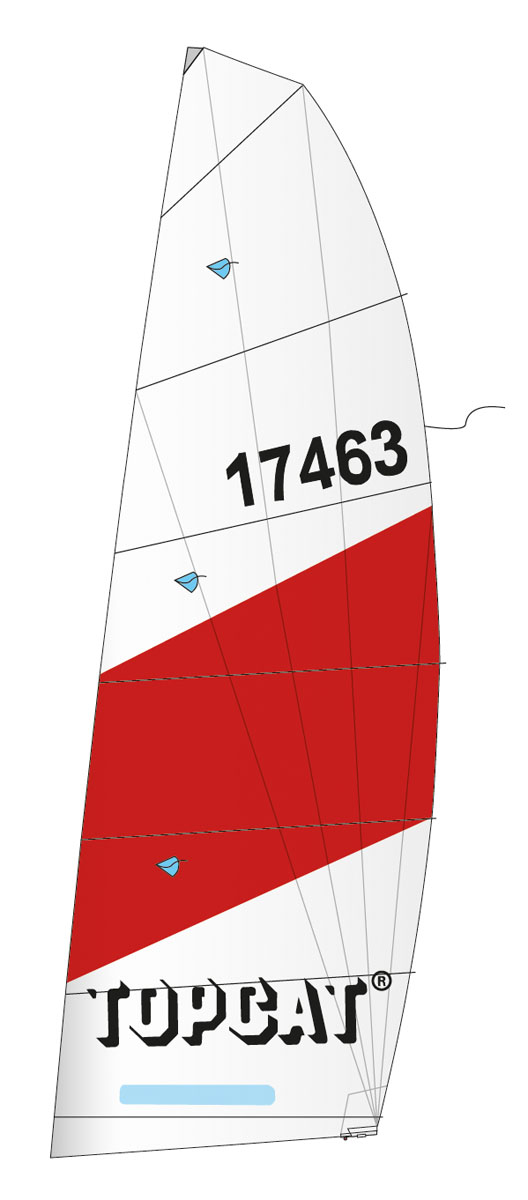 Großsegel F2 Streamcut 11,3 m² (TC450F2)