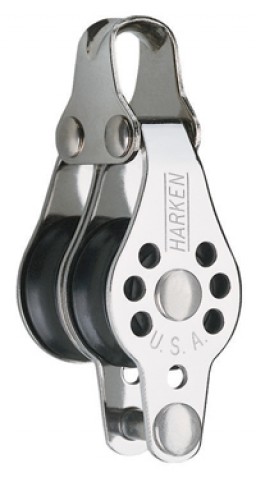 HARKEN H227 22mm Micro Doppelblock mit Hundsfott