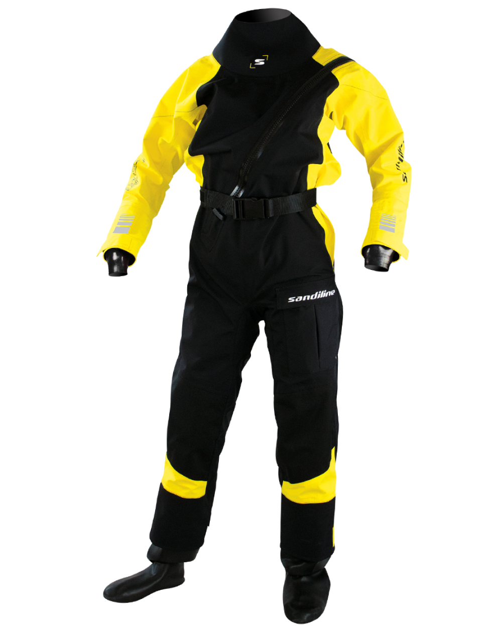 SANDILINE Dry Suit Rising Star schwarz/gelb - XL Kinder