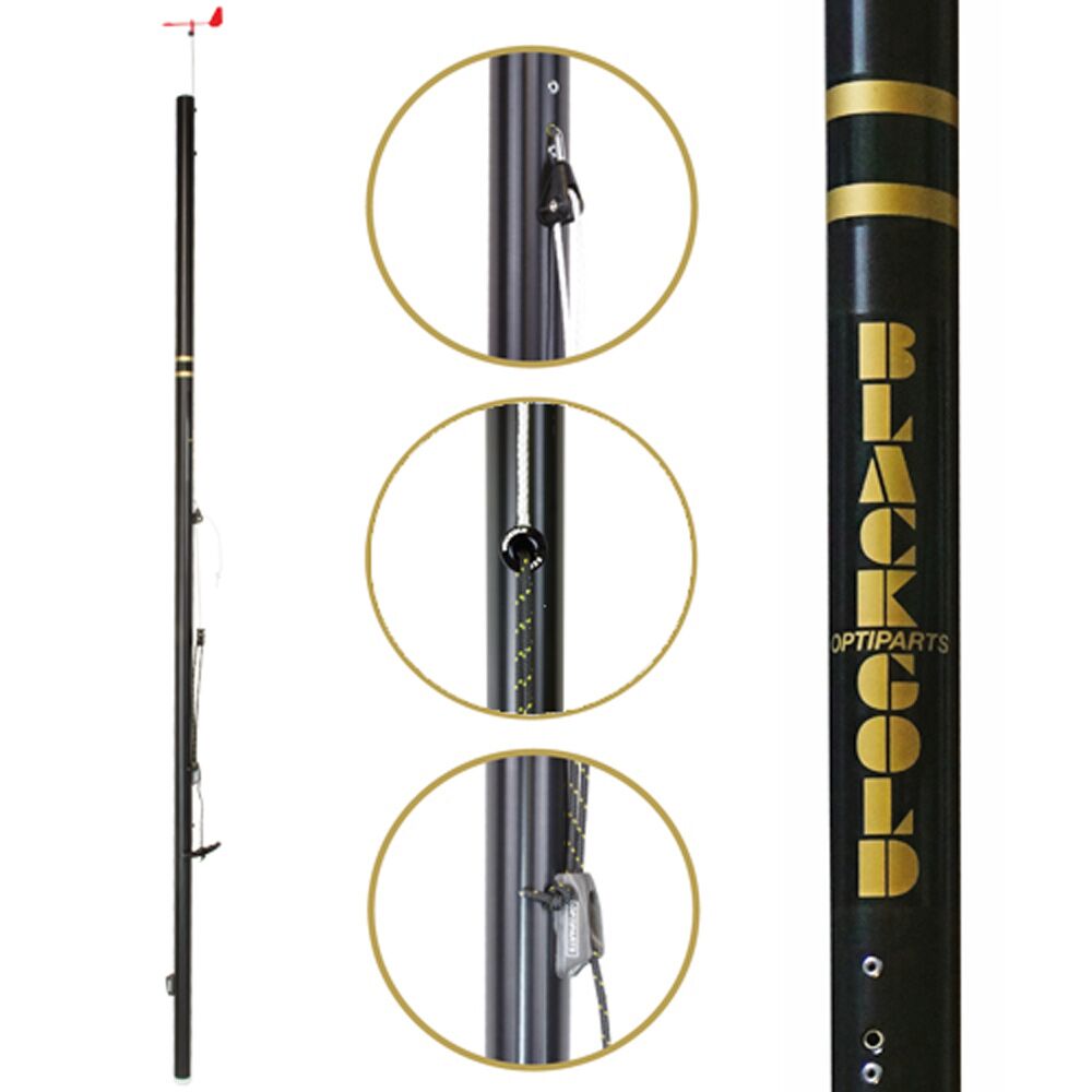 BLACKGOLD EX900 POWER Regattamast m. Riggpack