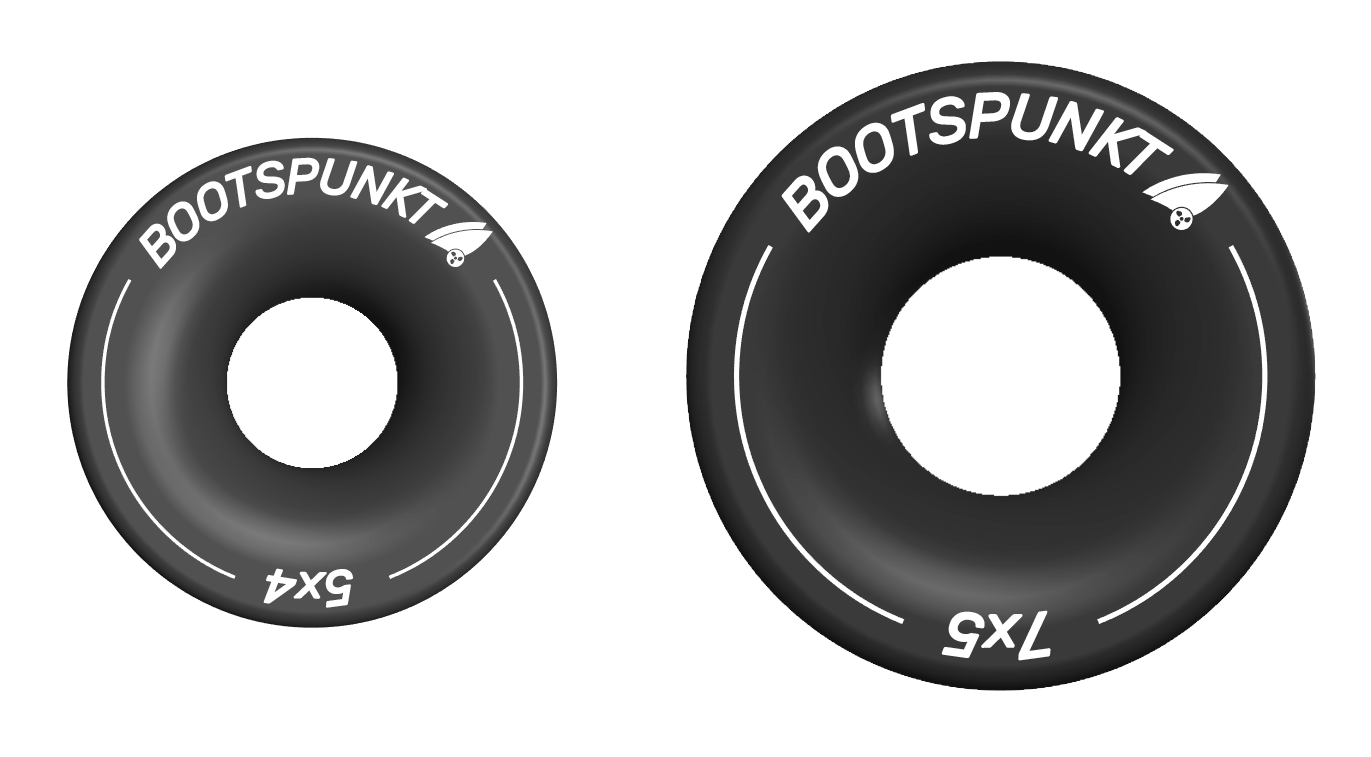 Bootspunkt Low Friction Ringe sind eine einfachere und leichtere Alternative zu einem Block