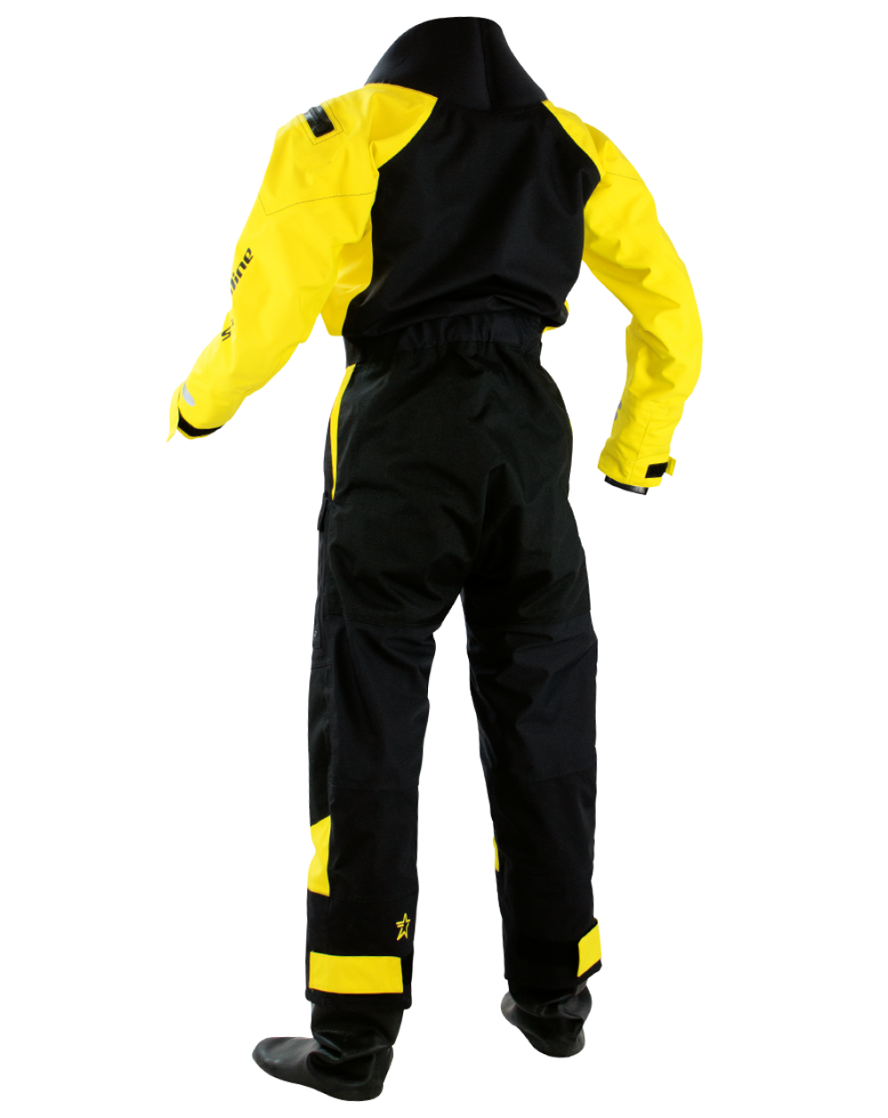 SANDILINE Dry Suit Rising Star schwarz/gelb - M Kinder