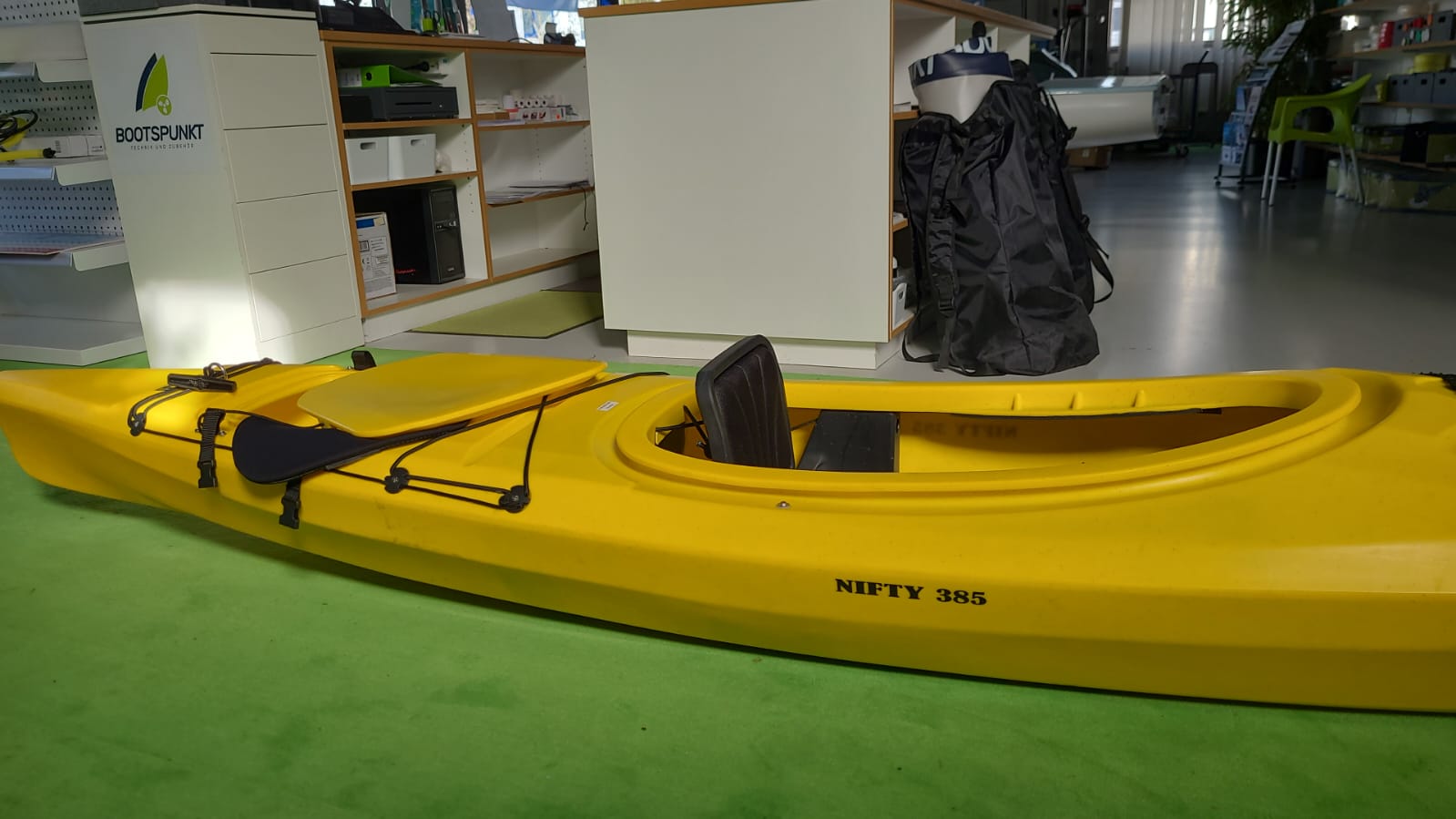 Kajak Delsyk Nifty, Farbe lemon, 385x65 cm, 22kg