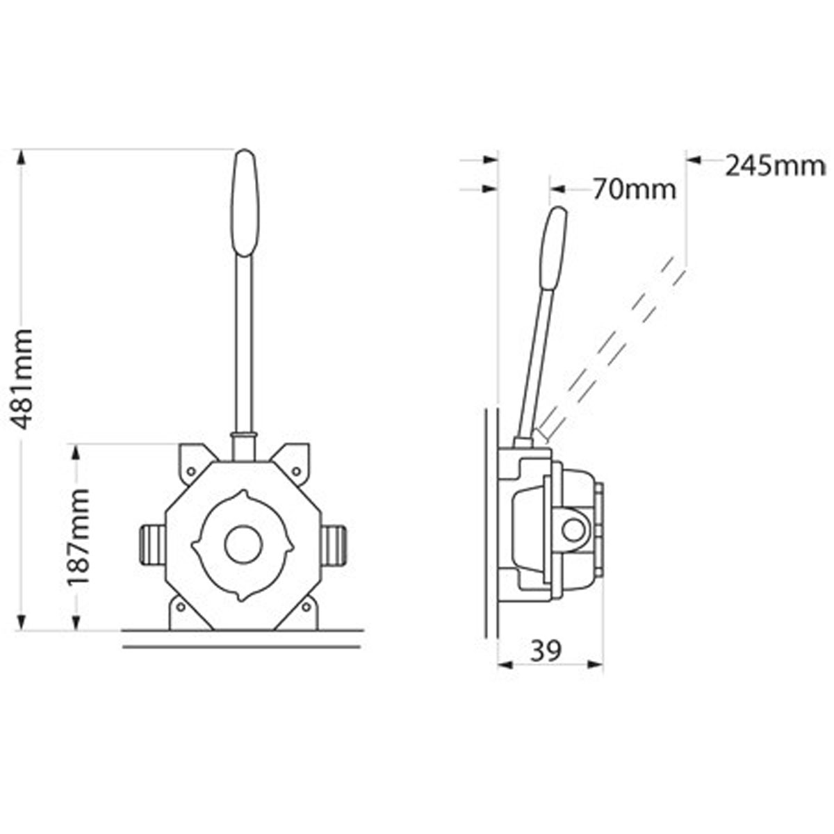 WHALE BP0510 Pumpe MK5 Universal 66l/min