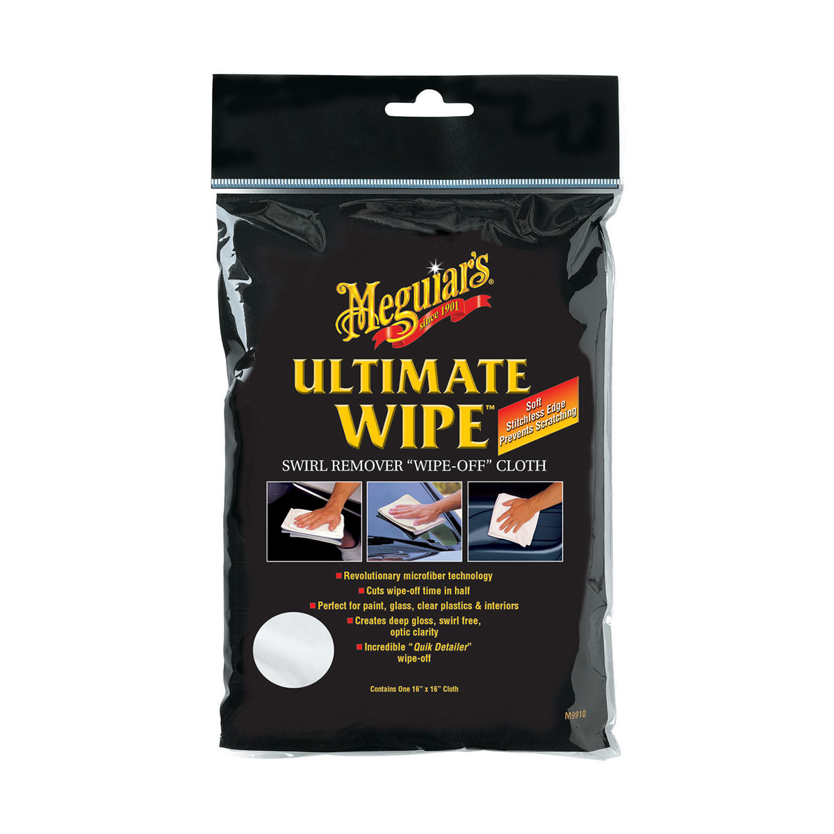 MEGUIARS Ultimate Wipe E100 - Mikrofaser Poliertuch // ABVERKAUF zum radikalen Sonderpreis, nur solange Vorrat reicht