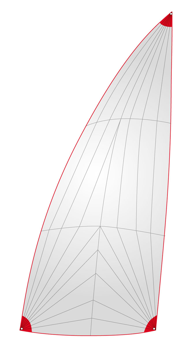 Reachersegel K4 weiß 12m² (TC940K4)